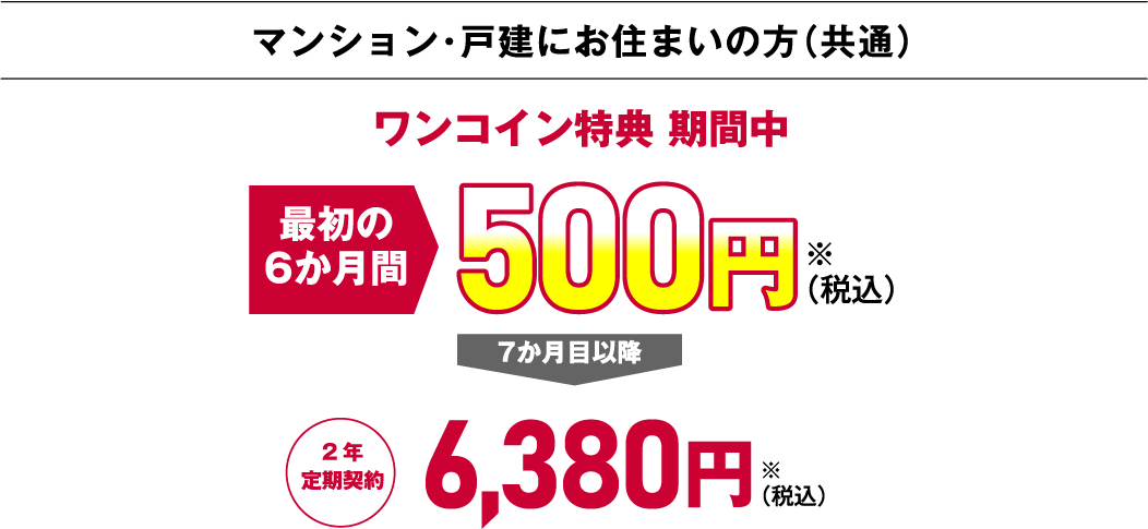 マンション・戸建にお住まいの方（共通）
