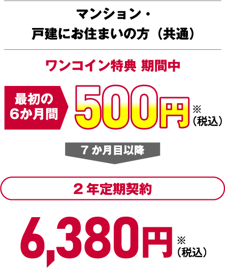 マンション・戸建にお住まいの方（共通）